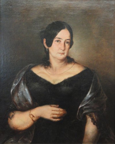 Portrait of Maria Luiza Panasco by Augusto Muller
